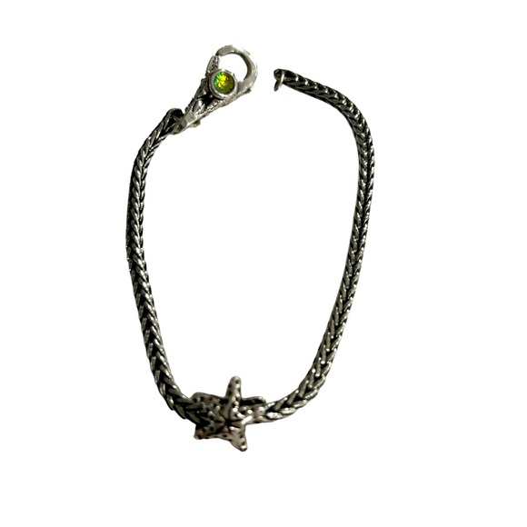 Sterling Silver Starfish Charm for Bracelet - Picture 1 of 4